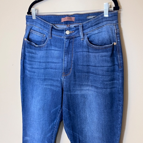 Judy Blue High Rise Flare Jeans - Women's Size 14W - Blue - Picture 2 of 9